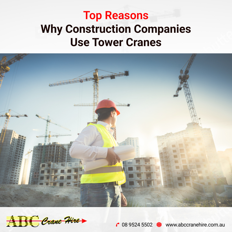 Top Reasons Why Construction Companies Use Tower Cranes

